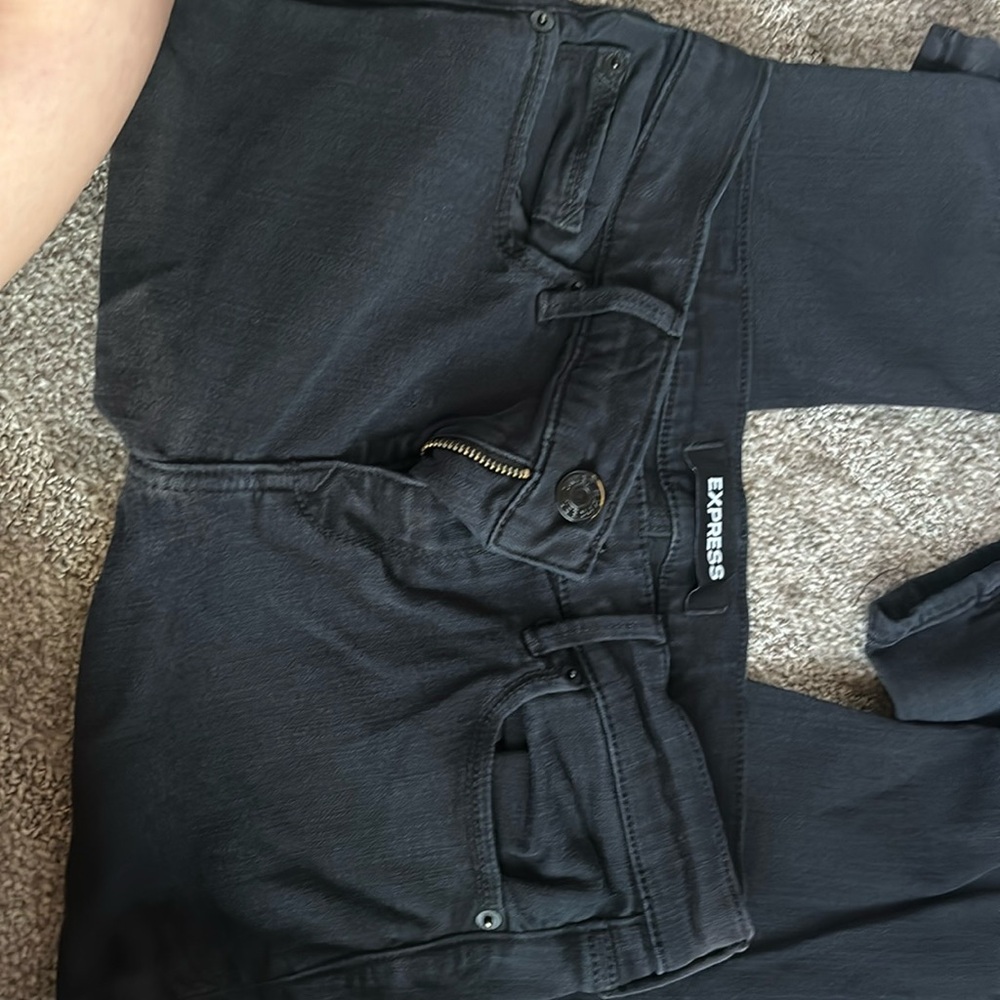 Black Express skinny Jeans size 8P